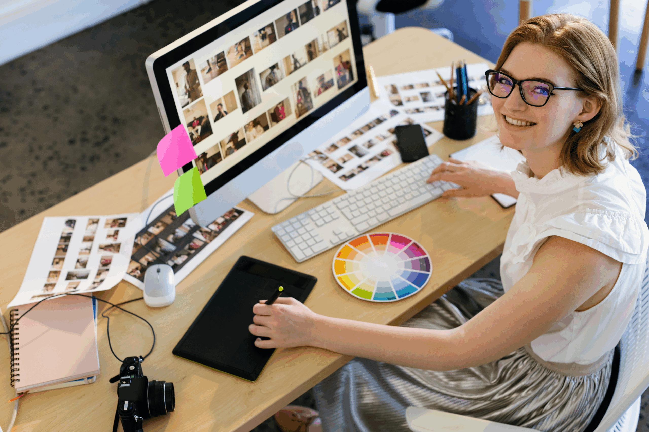 Talons Interactive Graphic Designer At Work